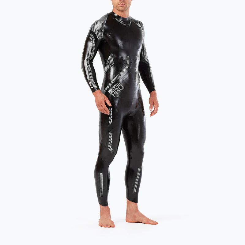 Muta da triathlon da uomo 2XU Propel PRO nero/argento 2