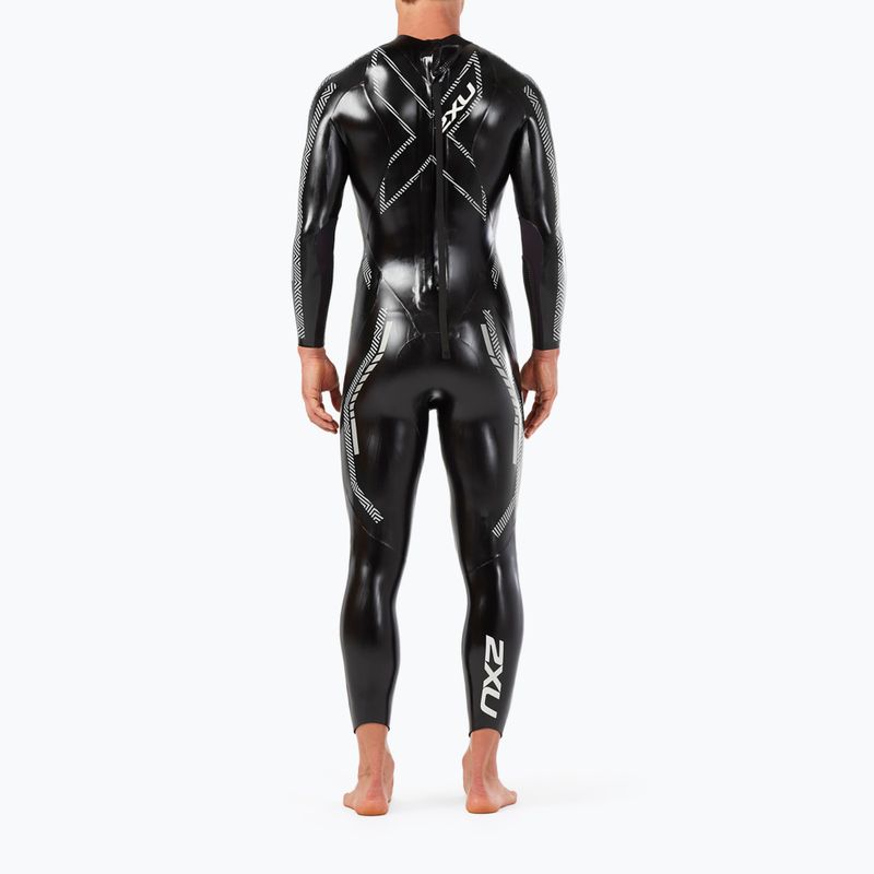 Muta da triathlon da uomo 2XU Propel PRO nero/argento 3
