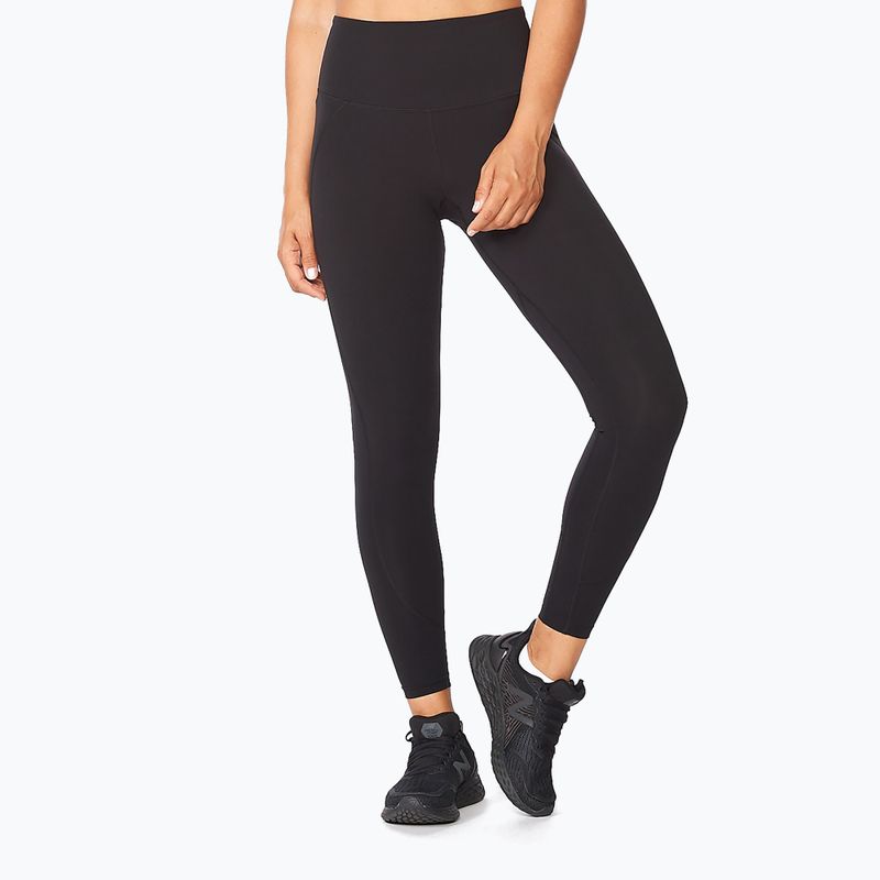 Leggings da allenamento da donna 2XU Form Hi-Rise Compression nero/nero 2