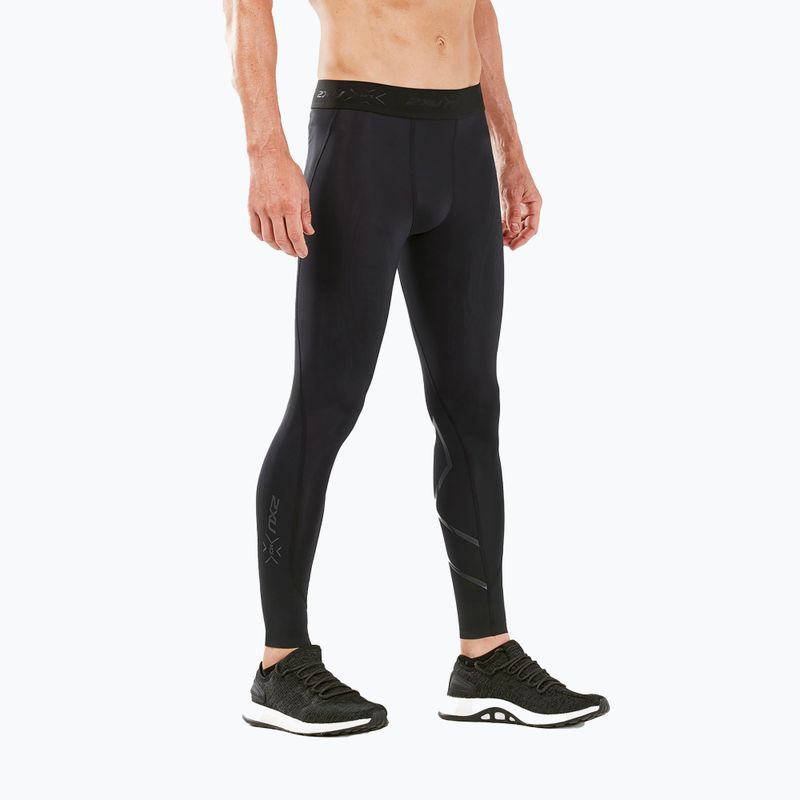 Leggings da allenamento 2XU Force Compression da uomo nero/nero 6