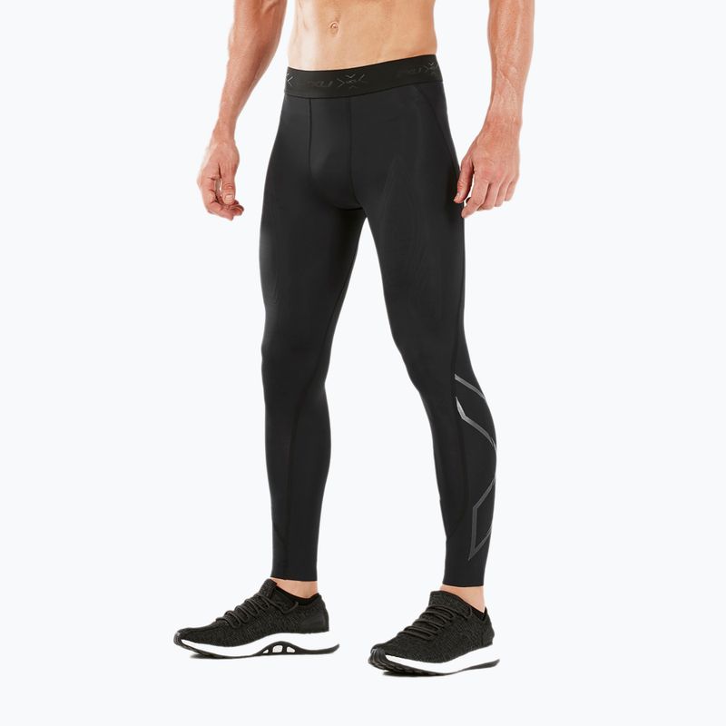 Leggings da allenamento 2XU Force Compression da uomo nero/nero 7
