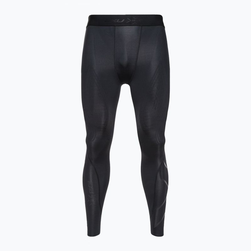 Leggings da allenamento 2XU Force Compression da uomo nero/nero