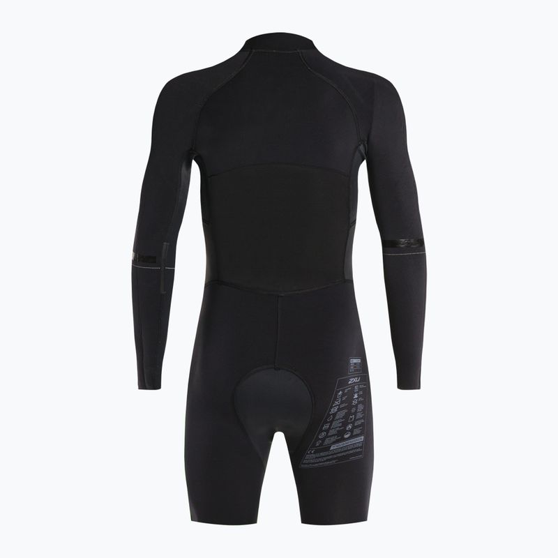 Muta da triathlon 2XU Swimrun 1 uomo nero/blu stampa surf 5
