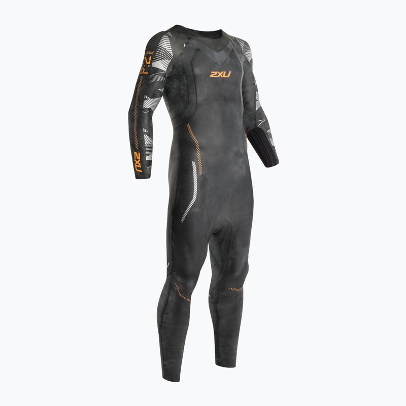 Muta da triathlon da uomo 2XU Propel 2 nero/arancio fizz