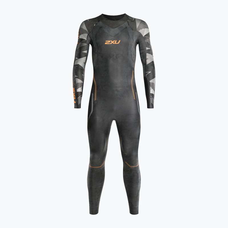 Muta da triathlon da uomo 2XU Propel 2 nero/arancio fizz 2