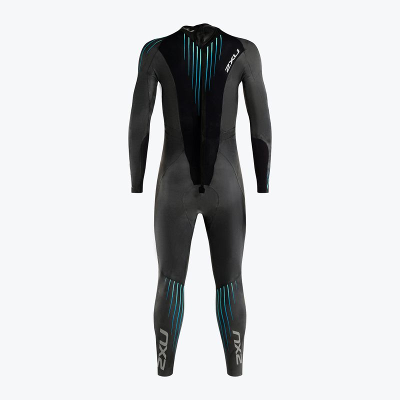 Muta da triathlon 2XU Propel 1 nero/blu ombre da uomo 3