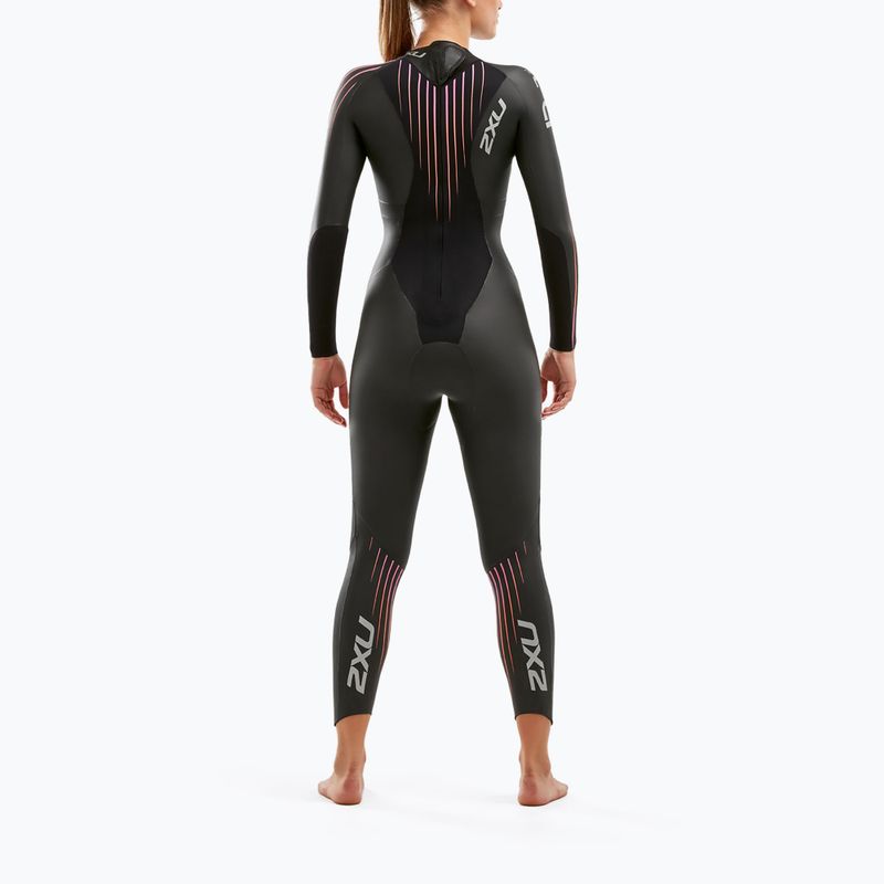 Muta da triathlon da donna 2XU Propel 1 nero/ombreggiatura tramonto 3