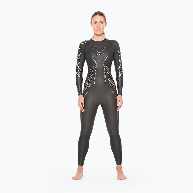 Muta da triathlon da donna 2XU Propel 2 nero/geo textural