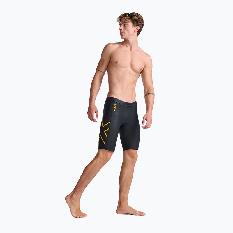 2XU Propel Buoyancy pantaloncini in neoprene nero/ambition 2