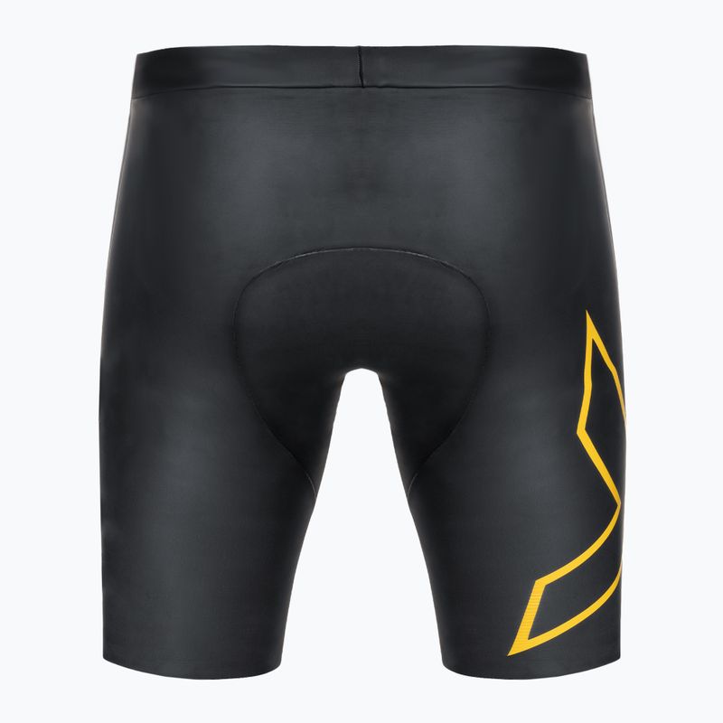 2XU Propel Buoyancy pantaloncini in neoprene nero/ambition 7