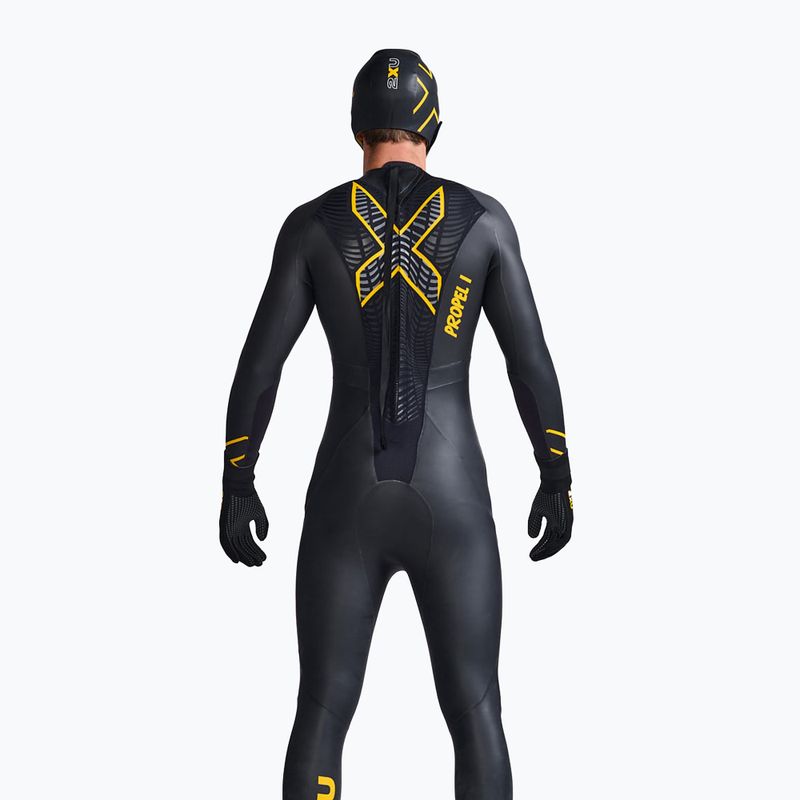 2XU Propel Cappello in neoprene nero/ambition 3
