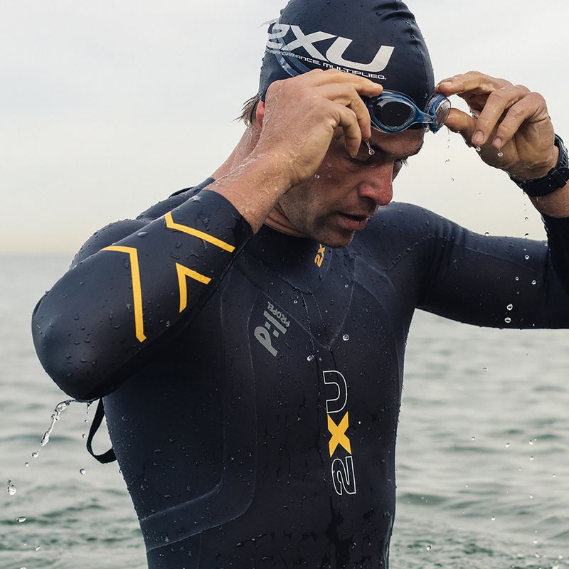 Muta da triathlon da uomo 2XU Propel:1 nero/ambition MW4991C 8