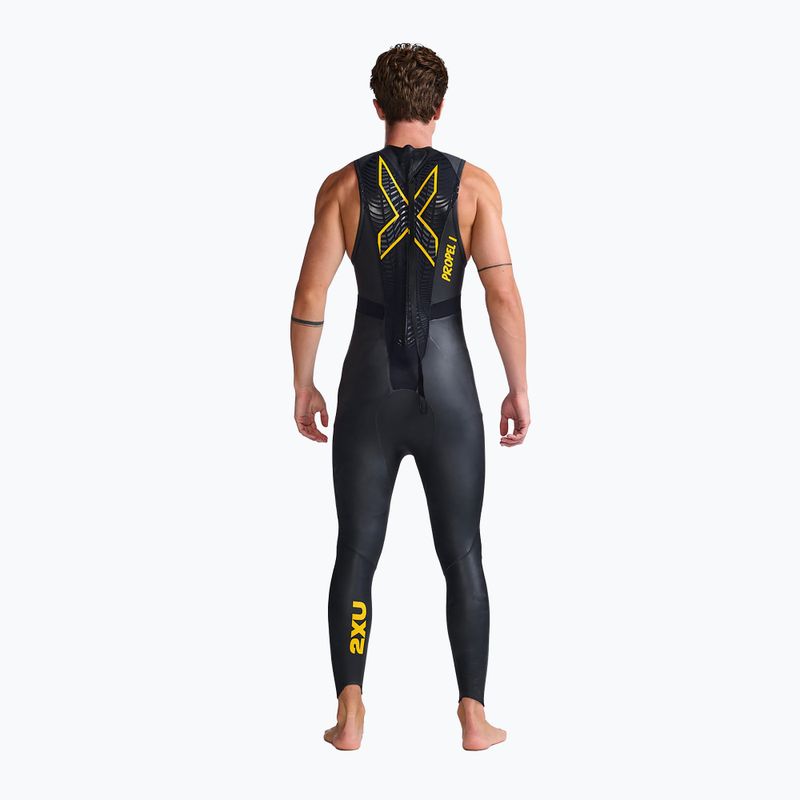 Muta da triathlon da uomo 2XU Propel:1 nero/ambition MW4992C 2
