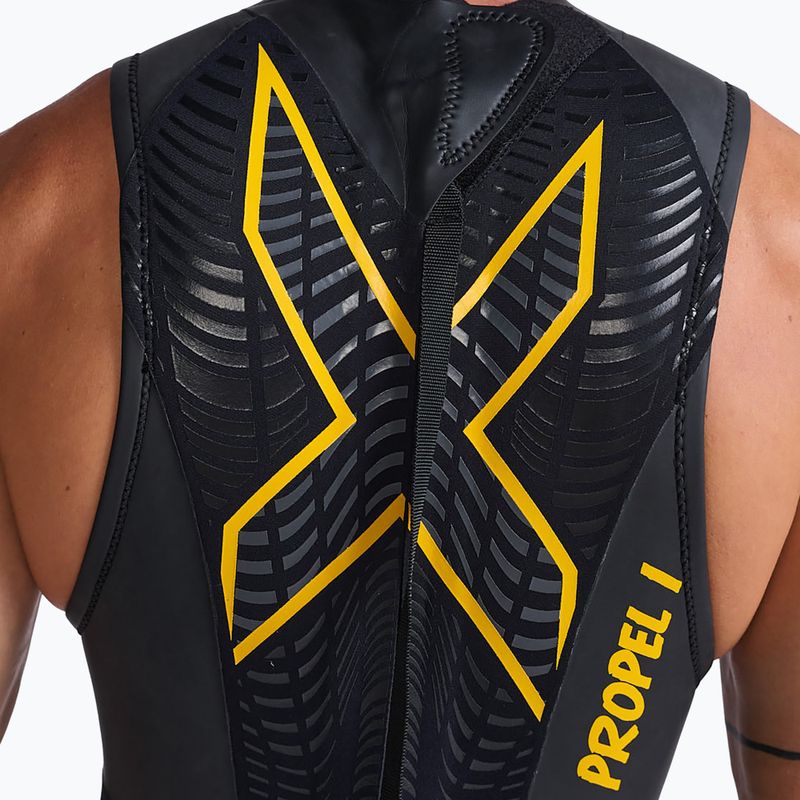 Muta da triathlon da uomo 2XU Propel:1 nero/ambition MW4992C 4
