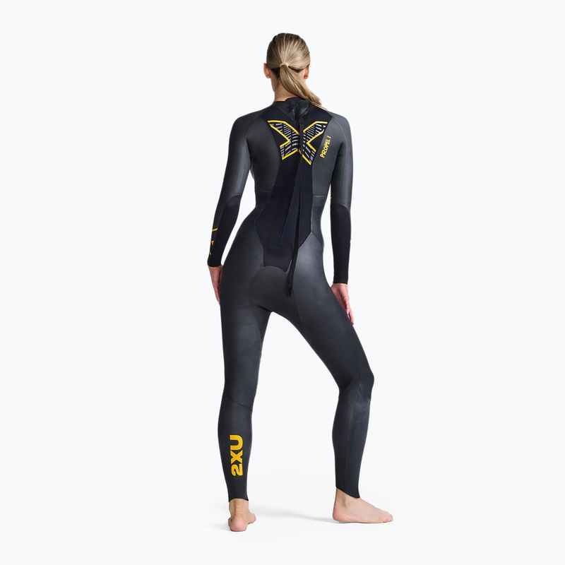 Muta da triathlon da donna 2XU Propel:1 nero/ambition WW4994C 2