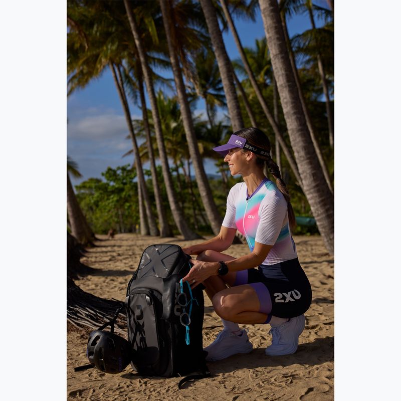 Zaino da triathlon 2XU Transition 34 l black/aloha 17