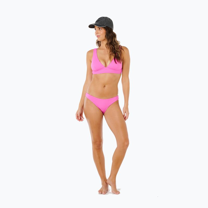 Parte superiore di un costume da bagno da donna Rip Curl Premium Surf D-Dd Deep V super pink 2