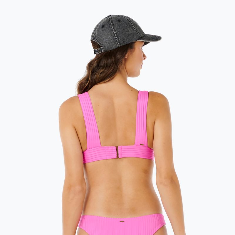 Parte superiore di un costume da bagno da donna Rip Curl Premium Surf D-Dd Deep V super pink 3