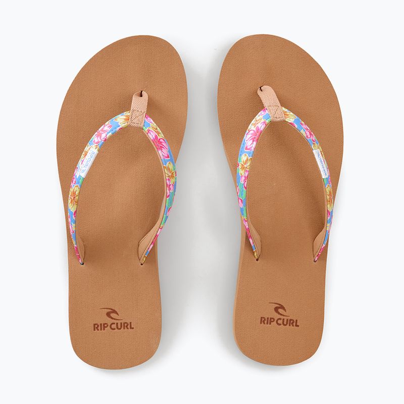 Infradito da donna Rip Curl Freedom Bloom Open Toe cornflower blue 5