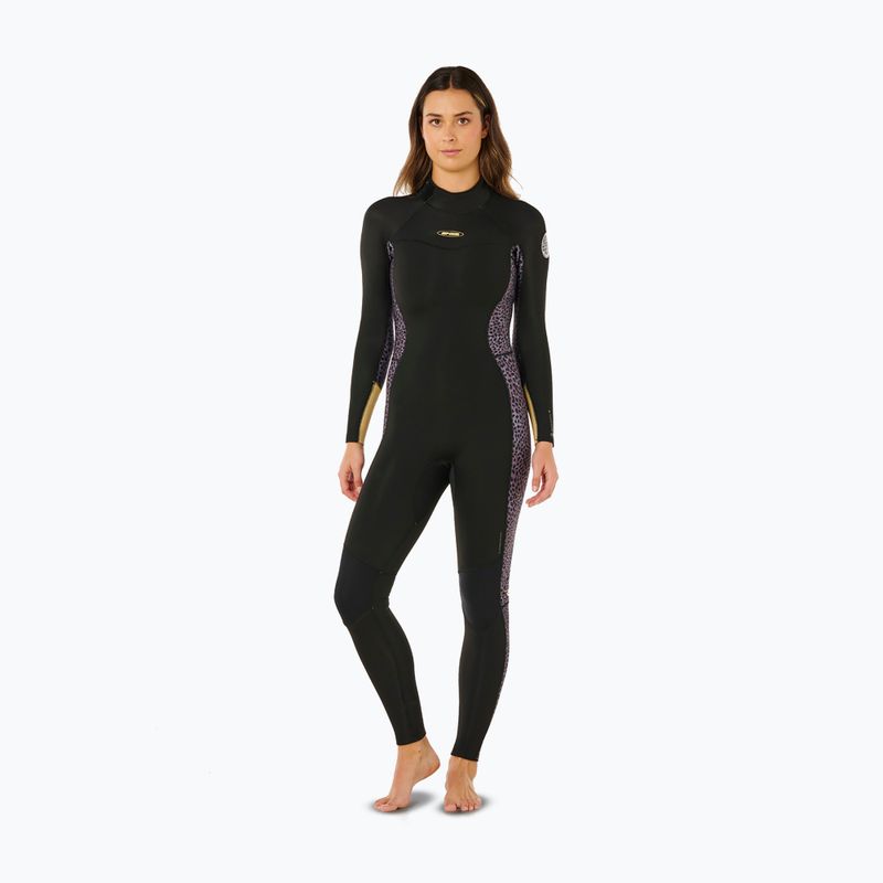 Muta da nuoto donna Rip Curl Dawn Patrol 3/2 mm Back Zip natural 3