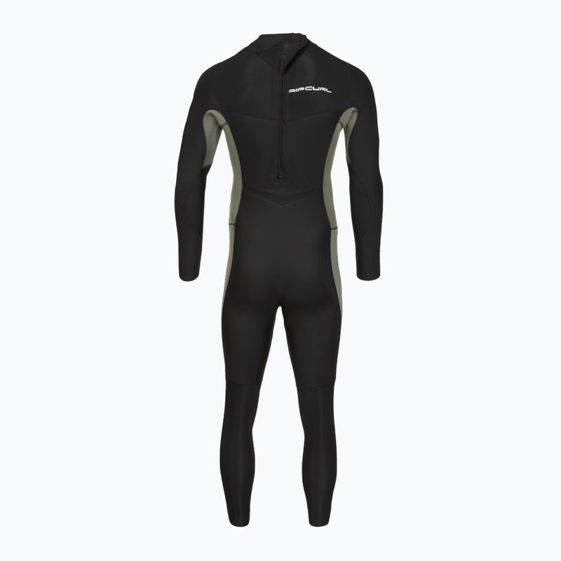 Muta da uomo per il nuoto Rip Curl Dawn Patrol 4/3mm Back Zip deep cactus 3
