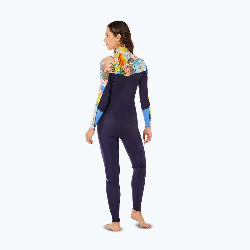 Muta da nuoto donna Rip Curl Dawn Patrol Pro 3/2 mm Chest Zip multicolor 2