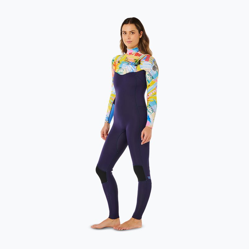 Muta da nuoto donna Rip Curl Dawn Patrol Pro 3/2 mm Chest Zip multicolor 3