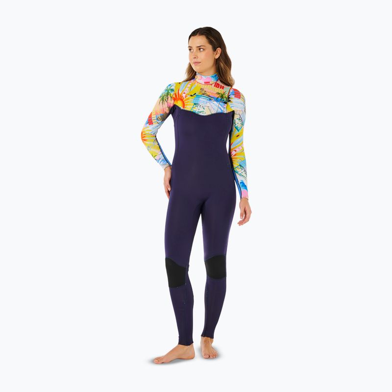 Muta da nuoto donna Rip Curl Dawn Patrol Pro 3/2 mm Chest Zip multicolor 4