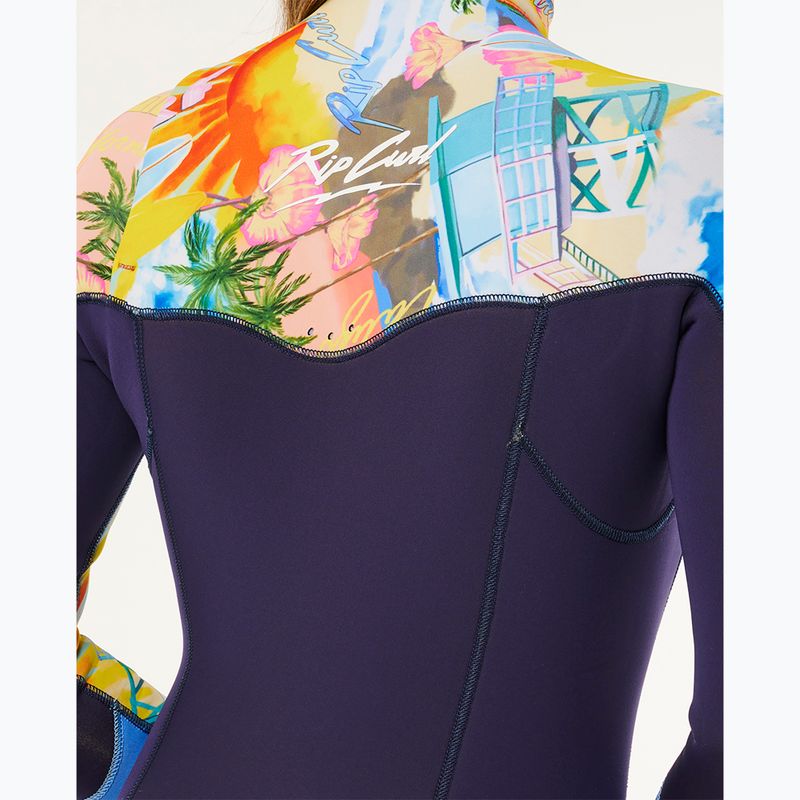 Muta da nuoto donna Rip Curl Dawn Patrol Pro 3/2 mm Chest Zip multicolor 6