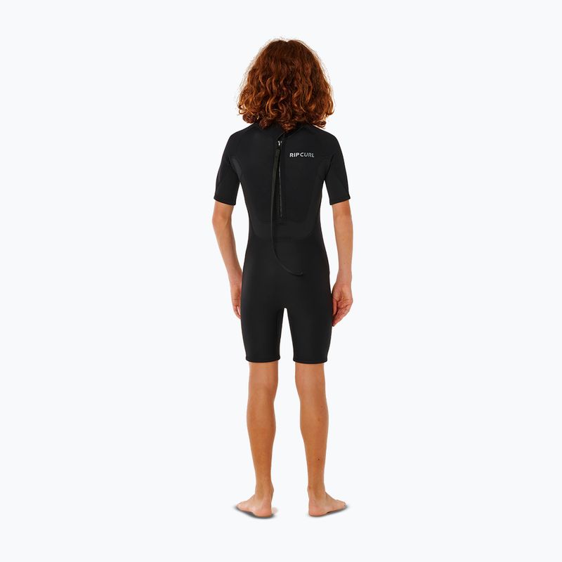 Muta da nuoto bambino Rip Curl Trad 2/2mm Back Zip Springsuit black 2
