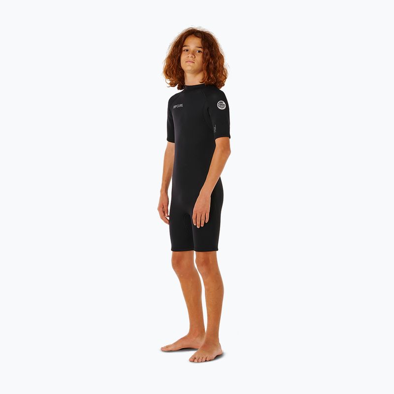 Muta da nuoto bambino Rip Curl Trad 2/2mm Back Zip Springsuit black 3