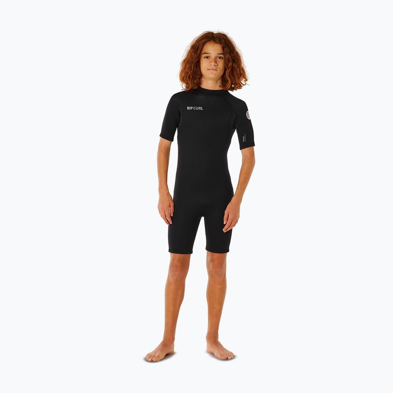 Muta da nuoto bambino Rip Curl Trad 2/2mm Back Zip Springsuit black 4