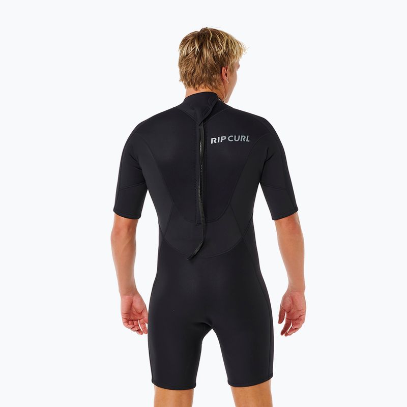 Muta da nuoto uomo Rip Curl Trad 2/2 mm Back Zip Springsuit black 2