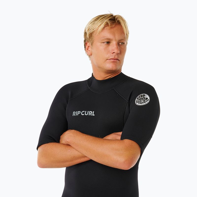 Muta da nuoto uomo Rip Curl Trad 2/2 mm Back Zip Springsuit black 4