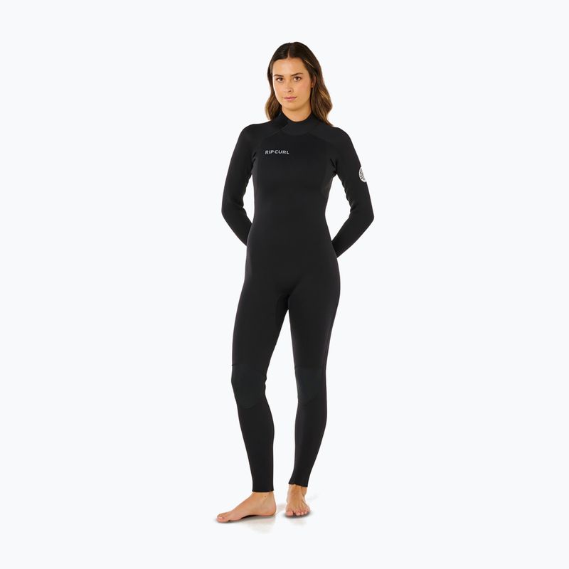 Muta da nuoto donna Rip Curl Trad 3/2 mm Back Zip black 4