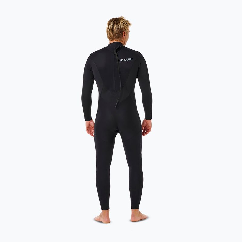 Muta da nuoto uomo Rip Curl Trad 4/3 mm Back Zip black 2