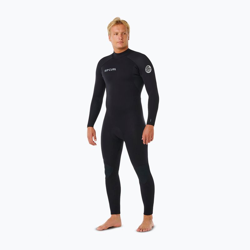 Muta da nuoto uomo Rip Curl Trad 4/3 mm Back Zip black 3
