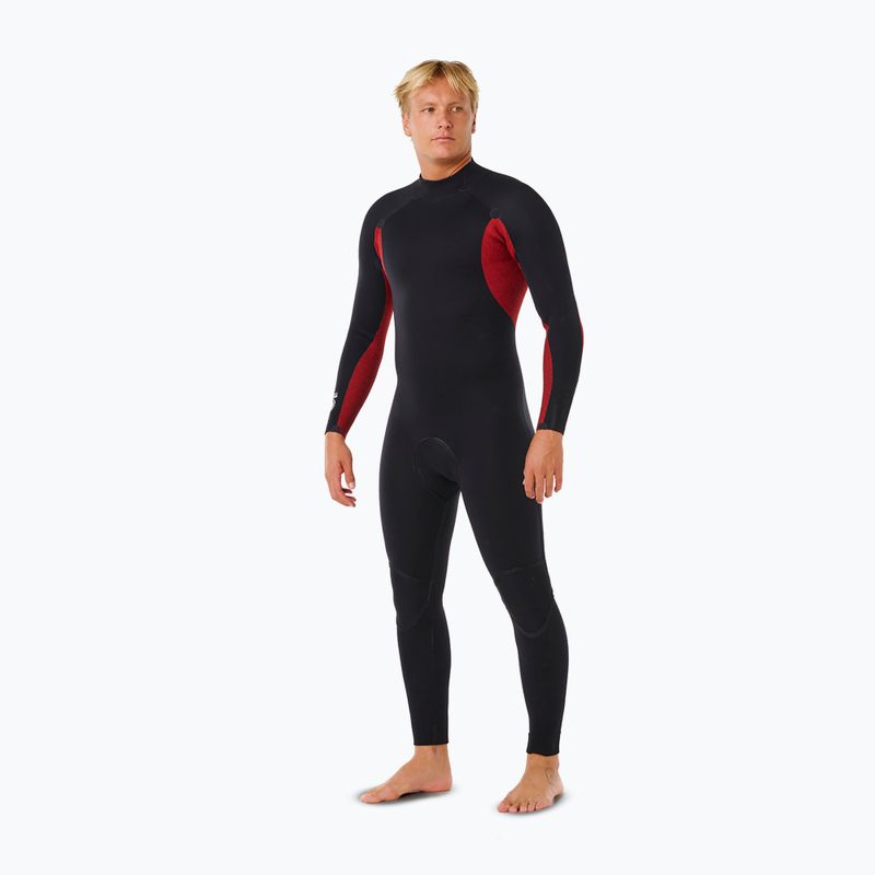 Muta da nuoto uomo Rip Curl Trad 4/3 mm Back Zip black 4