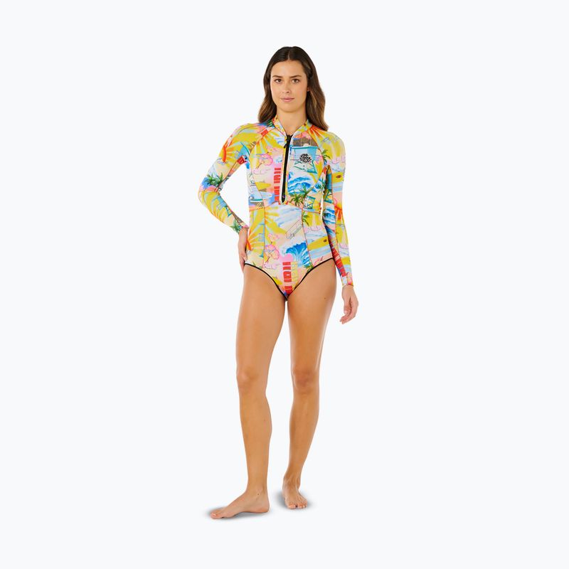 Muta da nuoto donna Rip Curl G-Bomb 1.5 mm Full Zip Springsuit multicolor 2