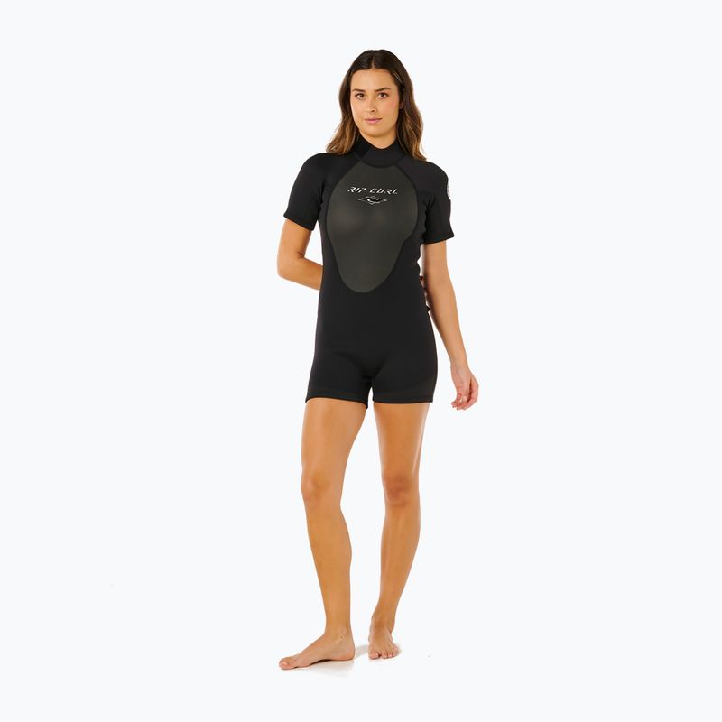 Muta da nuoto donna Rip Curl Omega 2/2 mm Back Zip Springsuit black 2