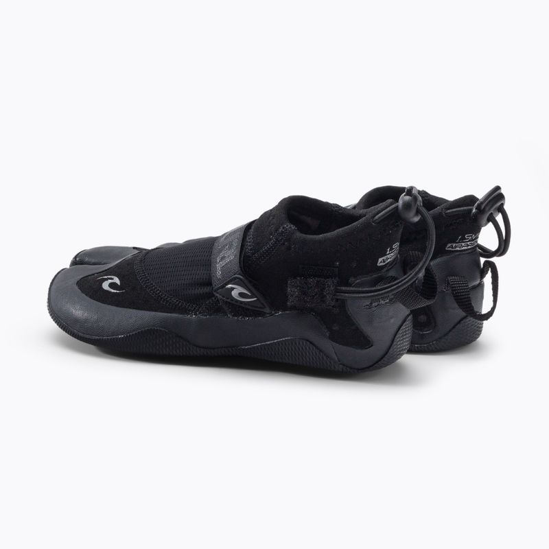 Rip Curl Reefer Boot 1,5 mm S/Toe nero/carbone in neoprene 3