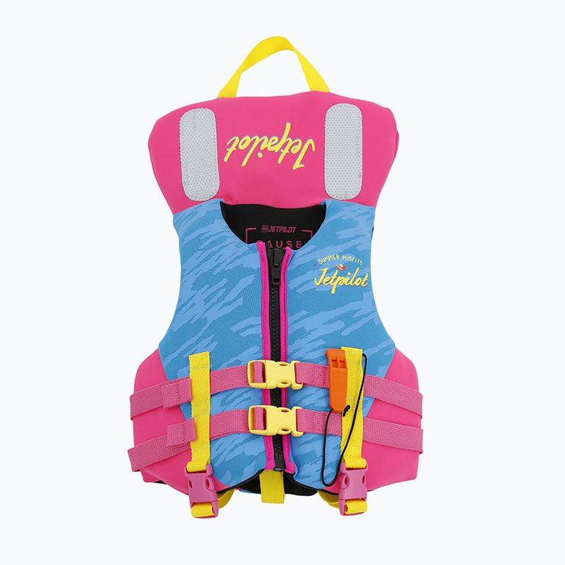 Jetpilot Cause Kids Vest gilet di assicurazione blu/rosa