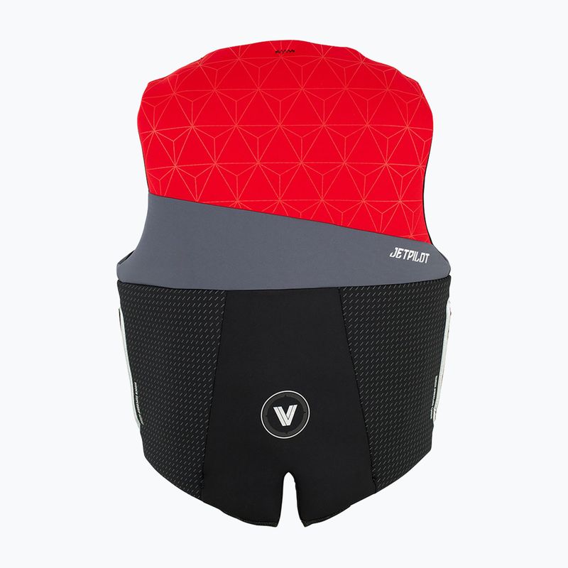 Gilet di assicurazione Jetpilot Cause Neo da uomo rosso/carbone/nero 2