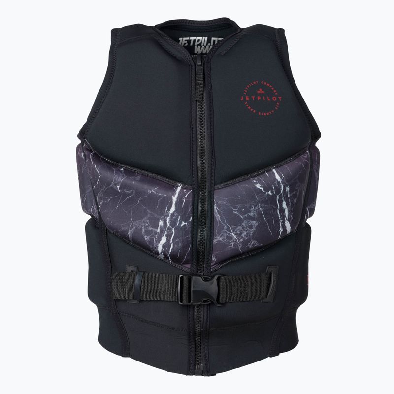 Jetpilot Freeride F/E Neo Vest da uomo nero/marmo gilet di assicurazione