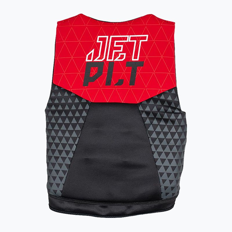 Jetpilot Cause Youth Neo gilet di sicurezza rosso per bambini 2