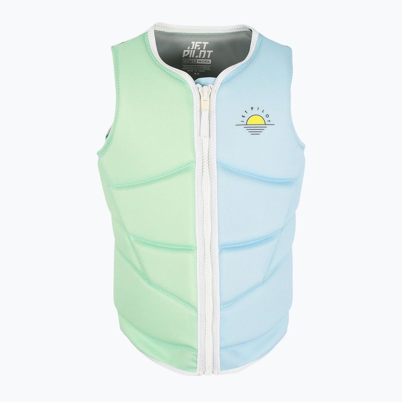 Gilet di sicurezza Jetpilot Pacer X1 Neo da donna, blu menta