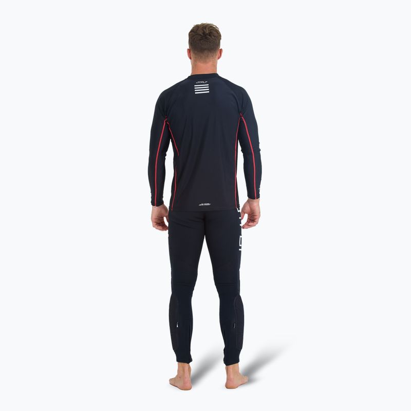 Jetpilot Rx Vault Rashie nuoto a maniche lunghe uomo nero 2