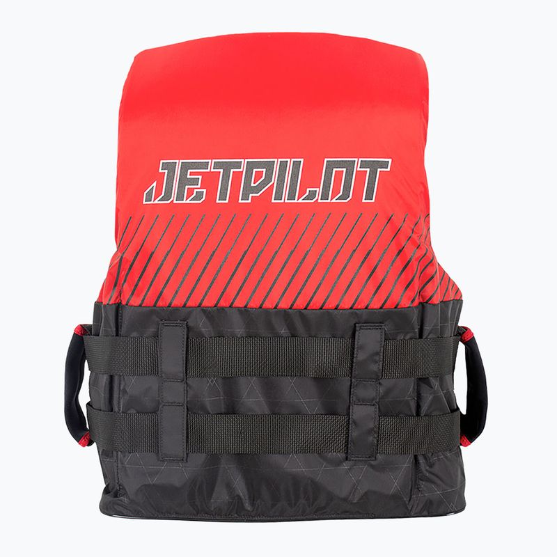 Gilet da uomo Jetpilot Helium F/E Nylon Belay Vest nero/rosso 2