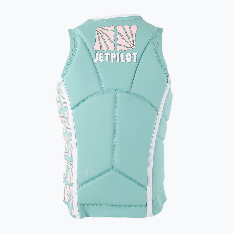 Gilet di sicurezza da donna Jetpilot Isla X1 F/E Neo Vest verde acqua 2