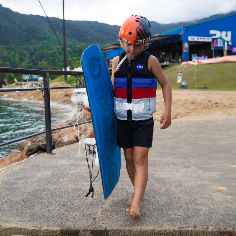 Jetpilot X1 Boys Eco Vest nero/blu gilet di sicurezza per bambini 4